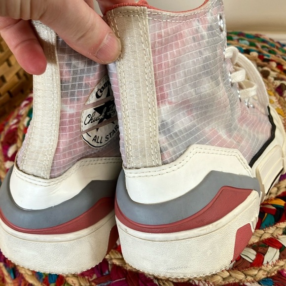 Converse High-Top Sneakers - Pink and Red - Picture 3 of 8